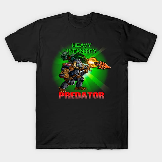 Heavy Infantry Predator T-Shirt by Ale_jediknigth